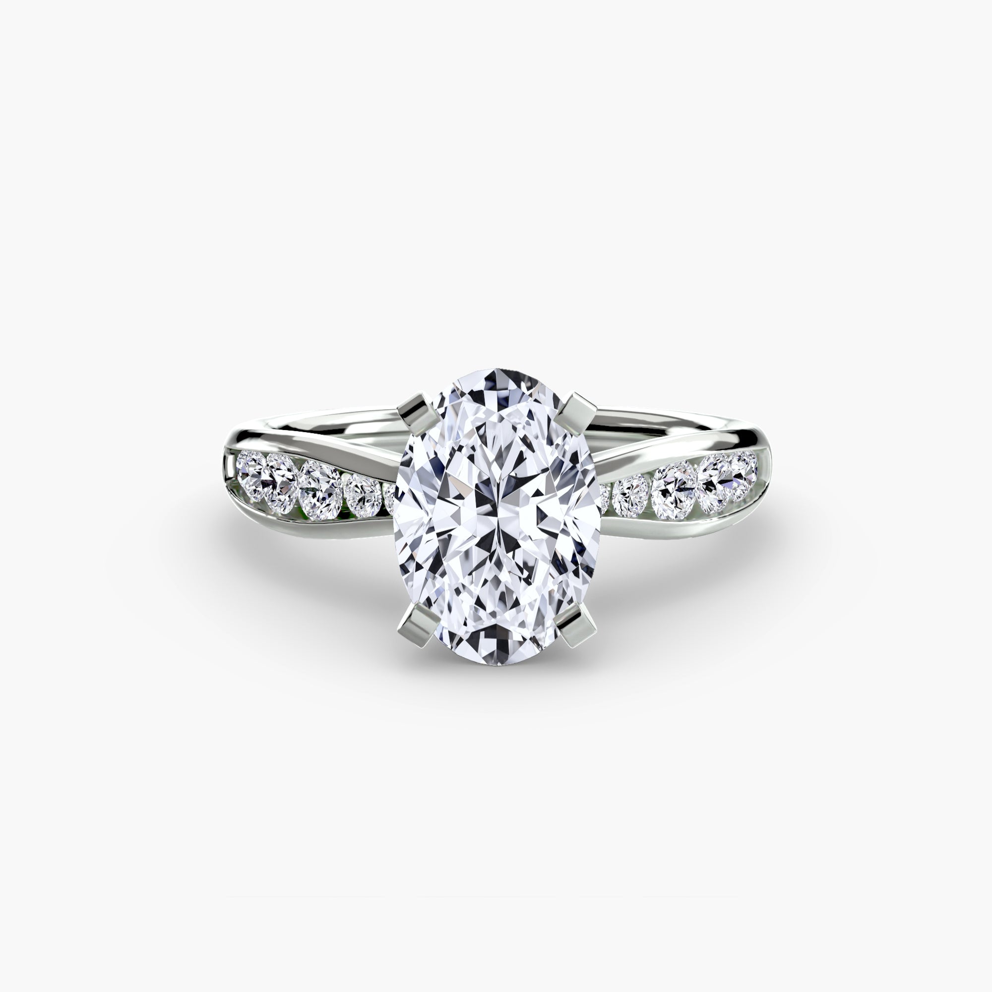Solitaire with Pavé 3